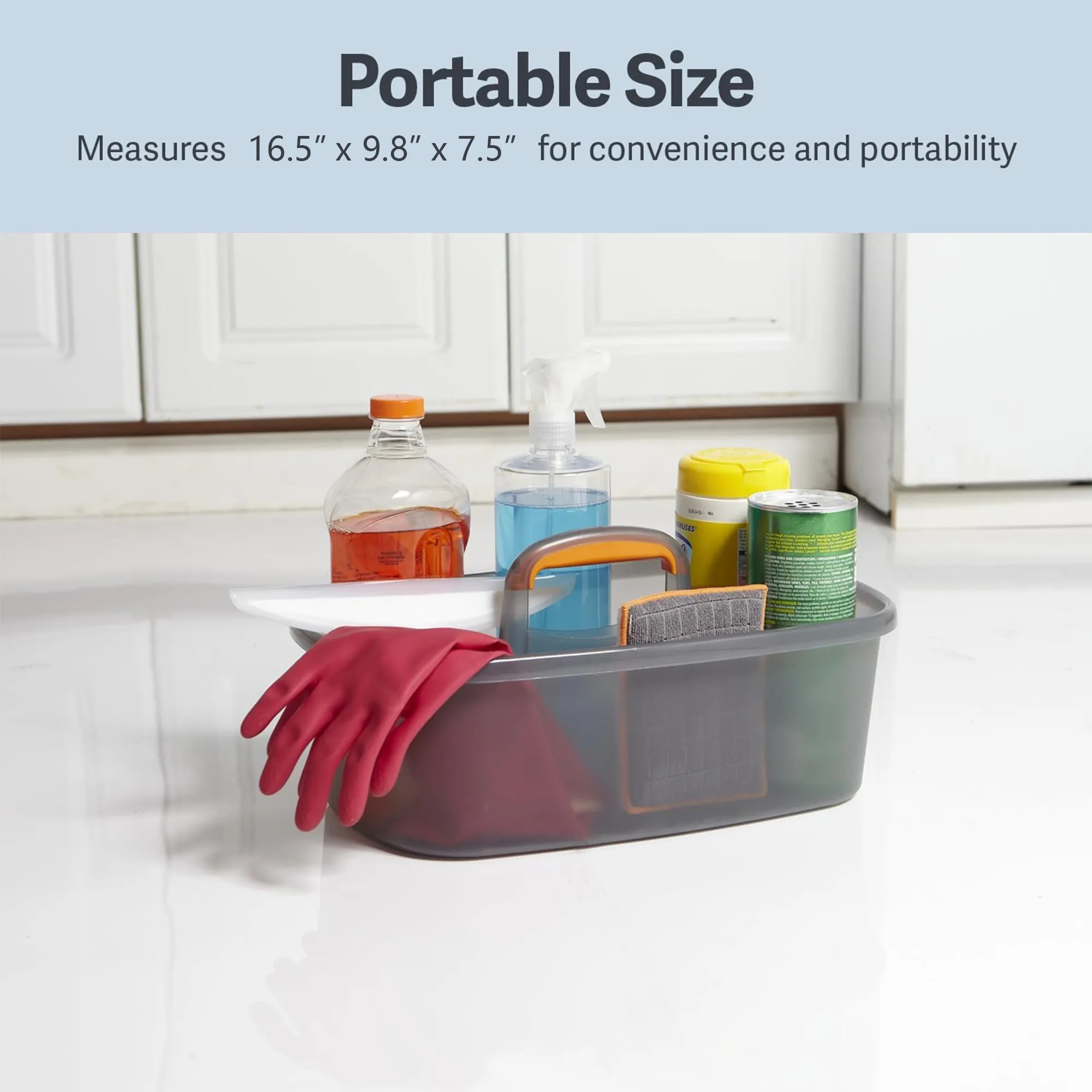 Multipurpose Plastic Storage Basket With Handle 1