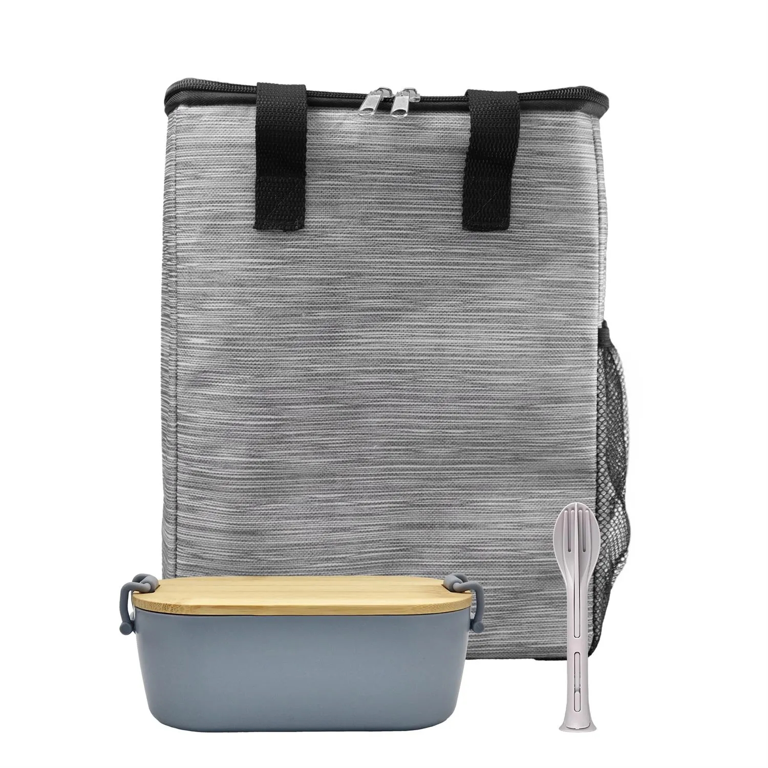 Bamboo & Utensil Lunch Tote 4