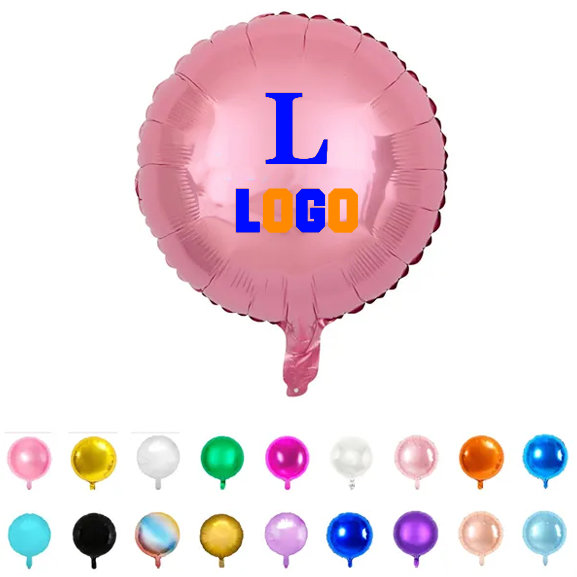Shiny Round Foil Balloon 18" Reusable Celebration Decor 4