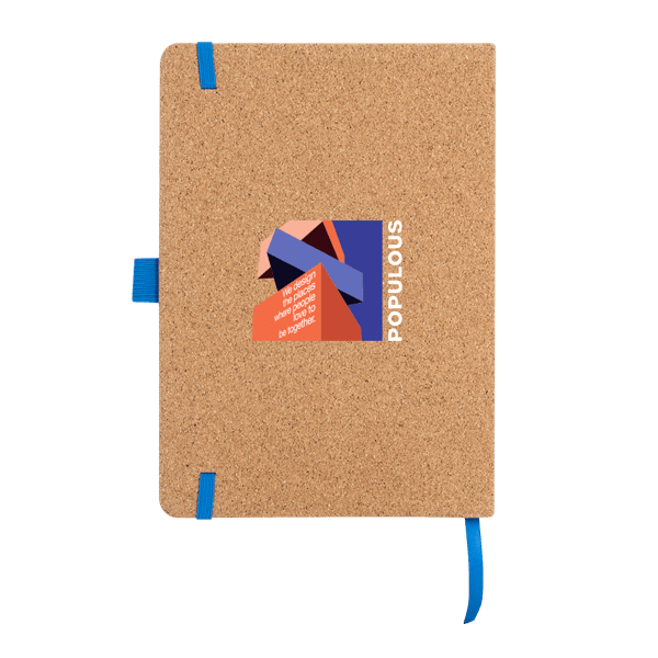 Hickory Cork & Recycled PU Notebook 33