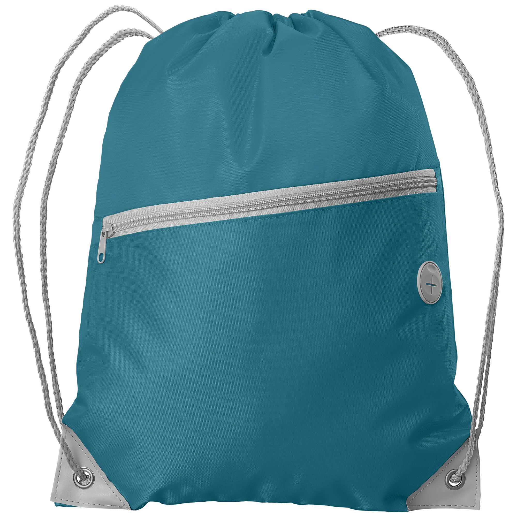 Vilda rPET Drawstring Backpack with Zippered Front Pocket 22