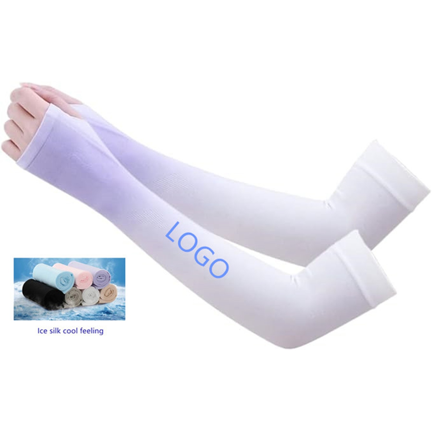 Cooling Ice Silk Arm Sleeves 3