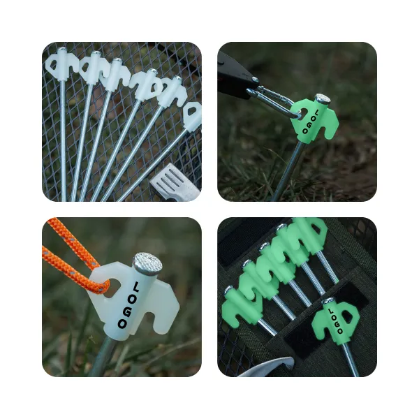 Tent Canopy Night-Glow Ground Stake Anchor Pin 6