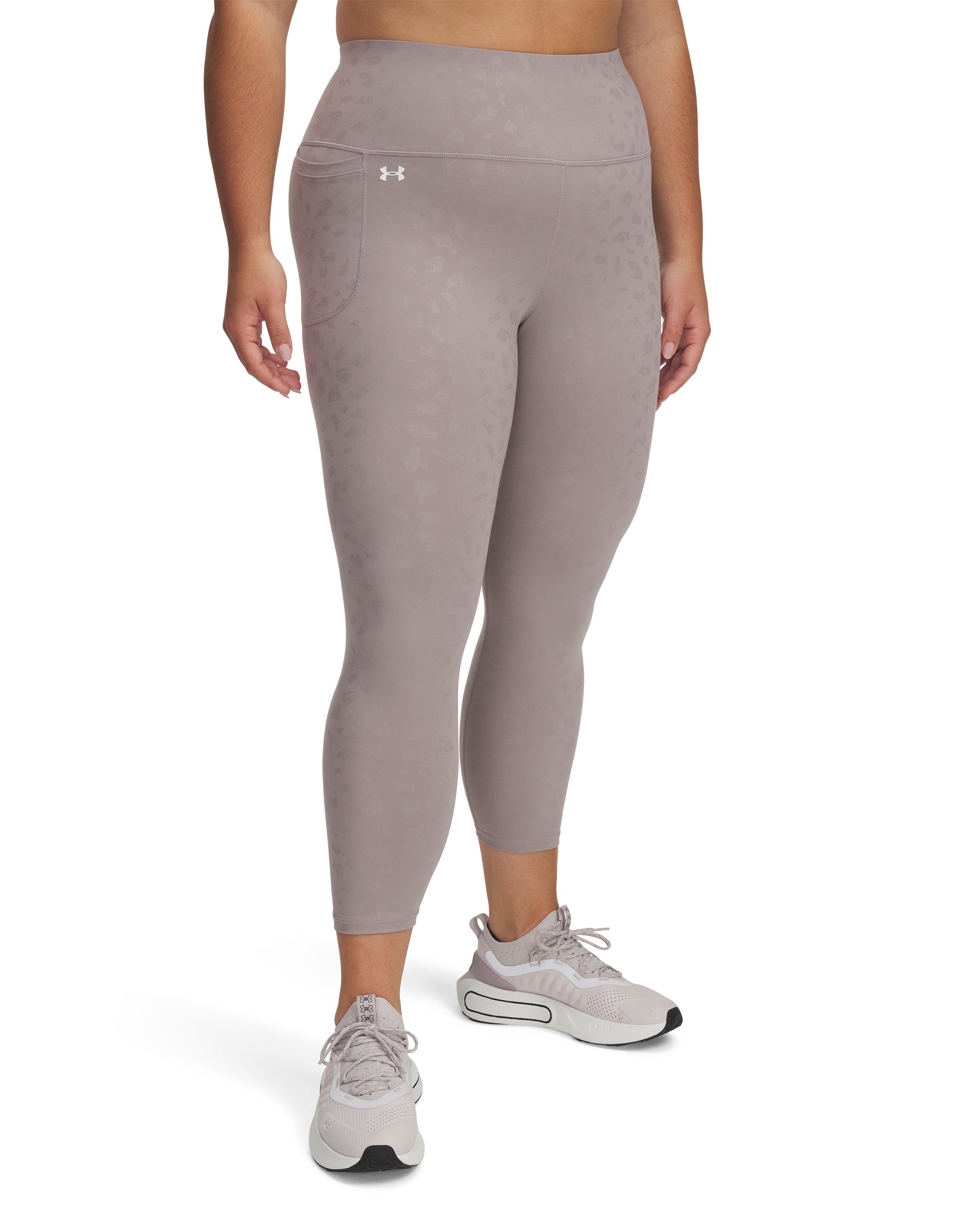 UA Motion Gloss Printed Women's Ankle Leggings 2