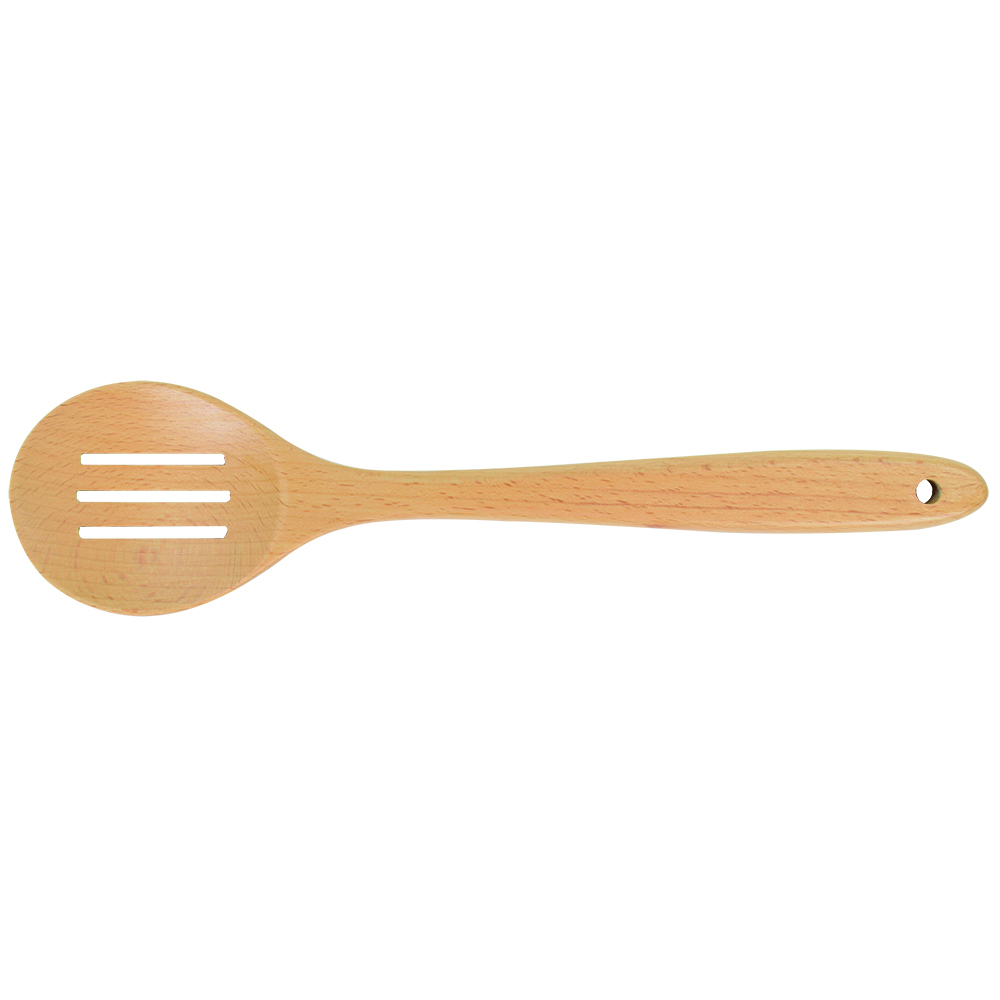 Beechwood Slotted Spoon 3