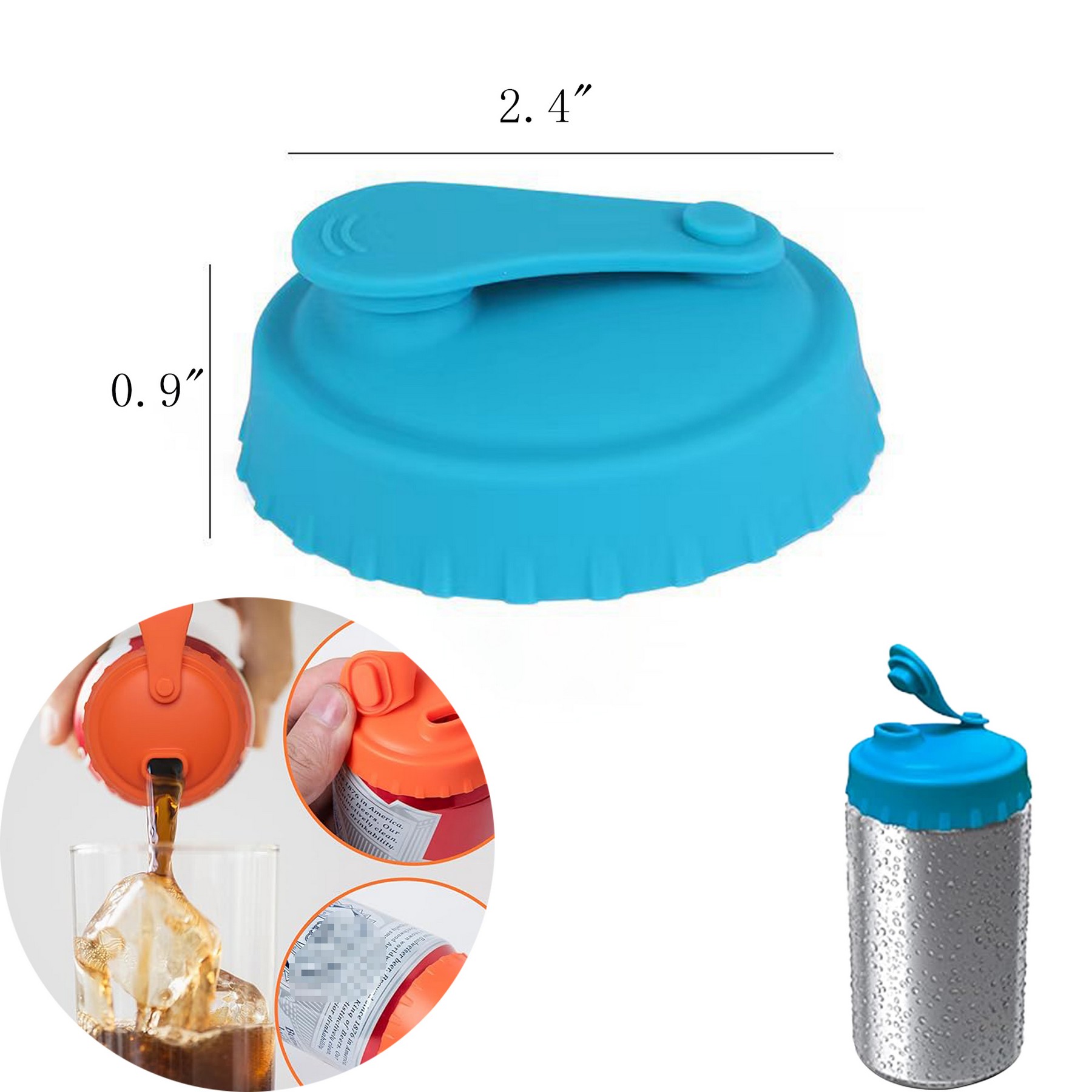 Silicone Soda Can Lids 1