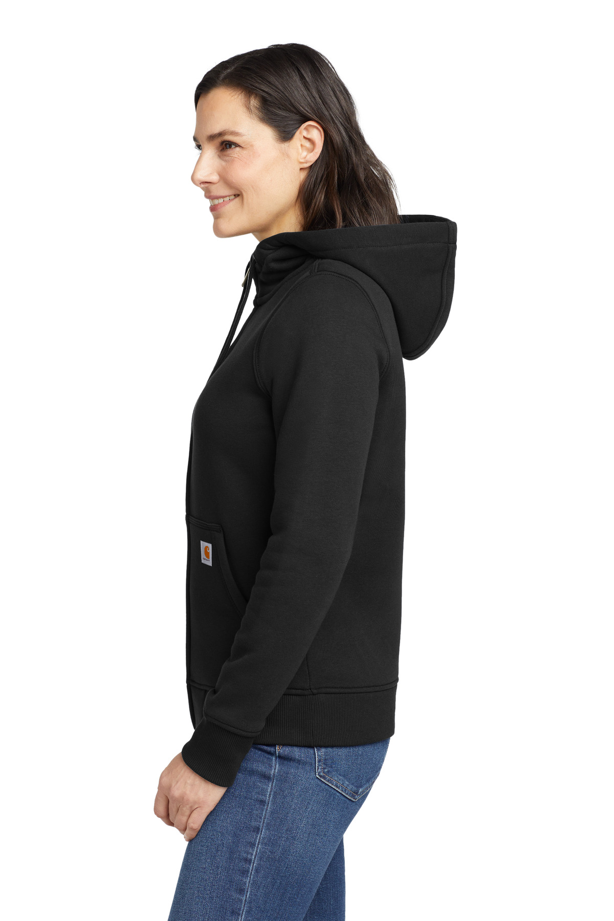 Carhartt Women's Clarksburg Full-Zip Hoodie CT102788, custom hoodie or sweatshirt with logo imprint 17