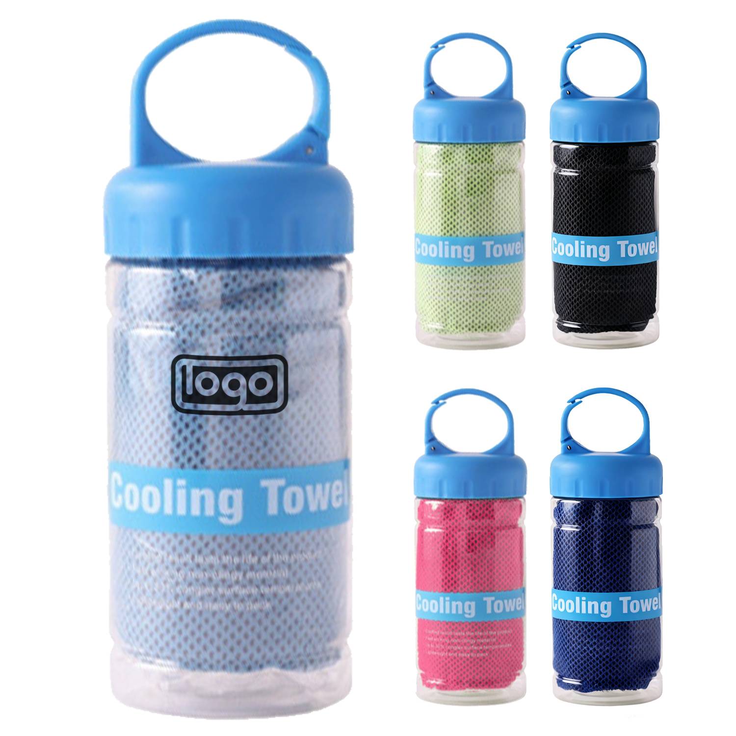 Absorbent Quick Drying Cooling Towel W/ Bottle 3