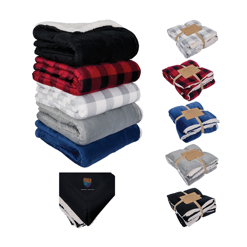 Brookline Micro Mink Sherpa Blanket