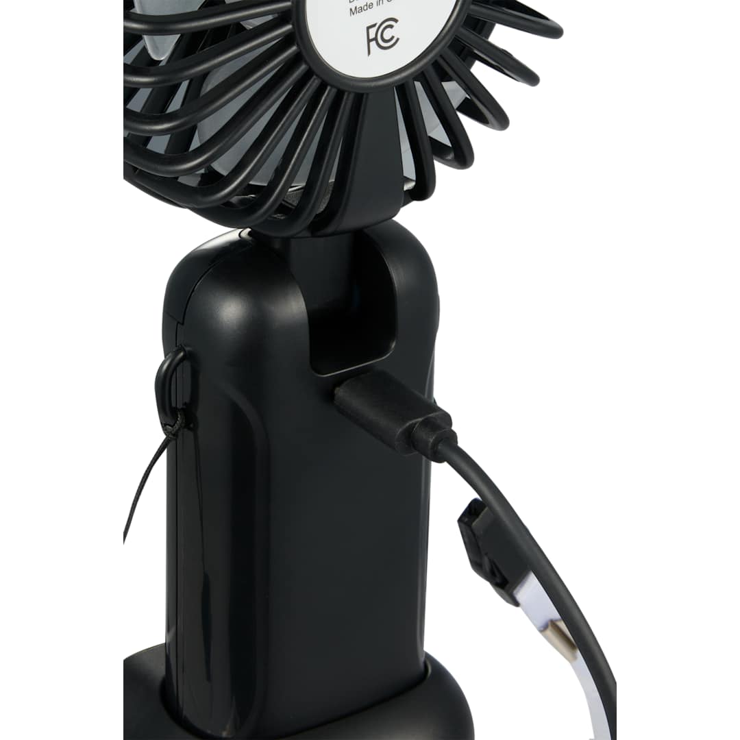 Rechargeable 100% RABS Personal LED Fan 10