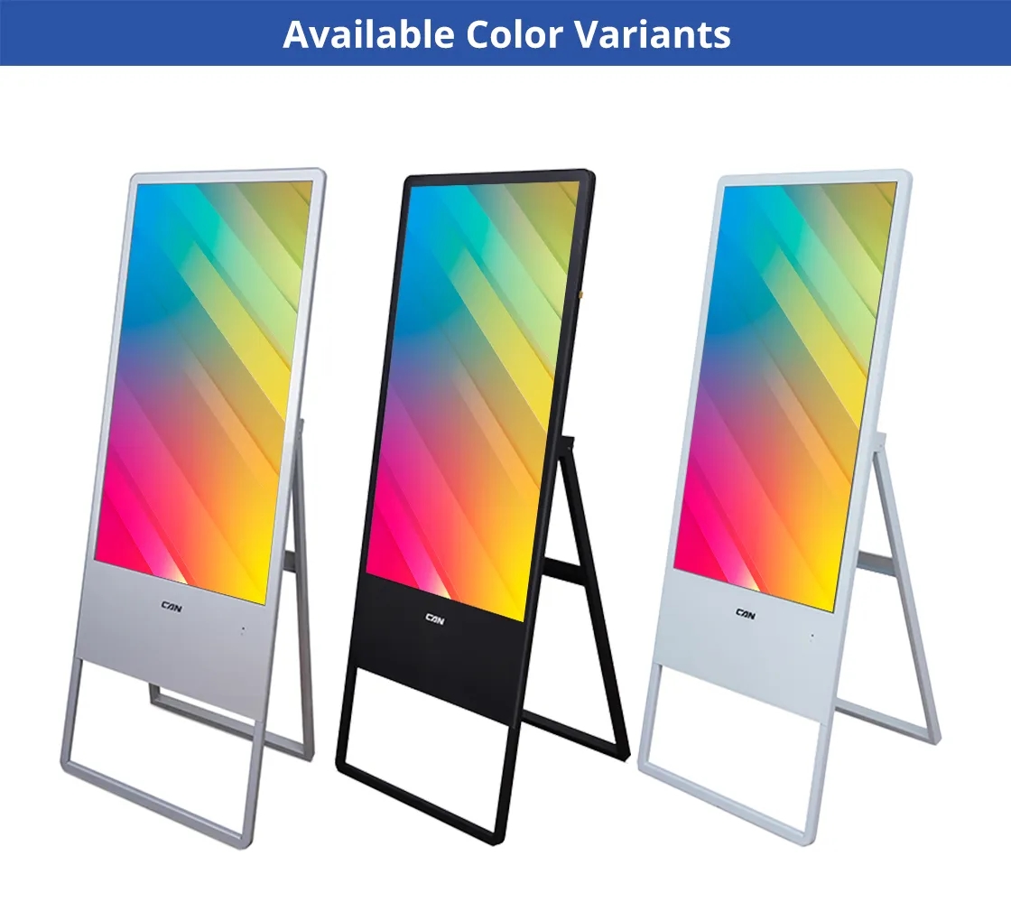 Portable LED Digital Display Signage with Floor Stand 32inch 2