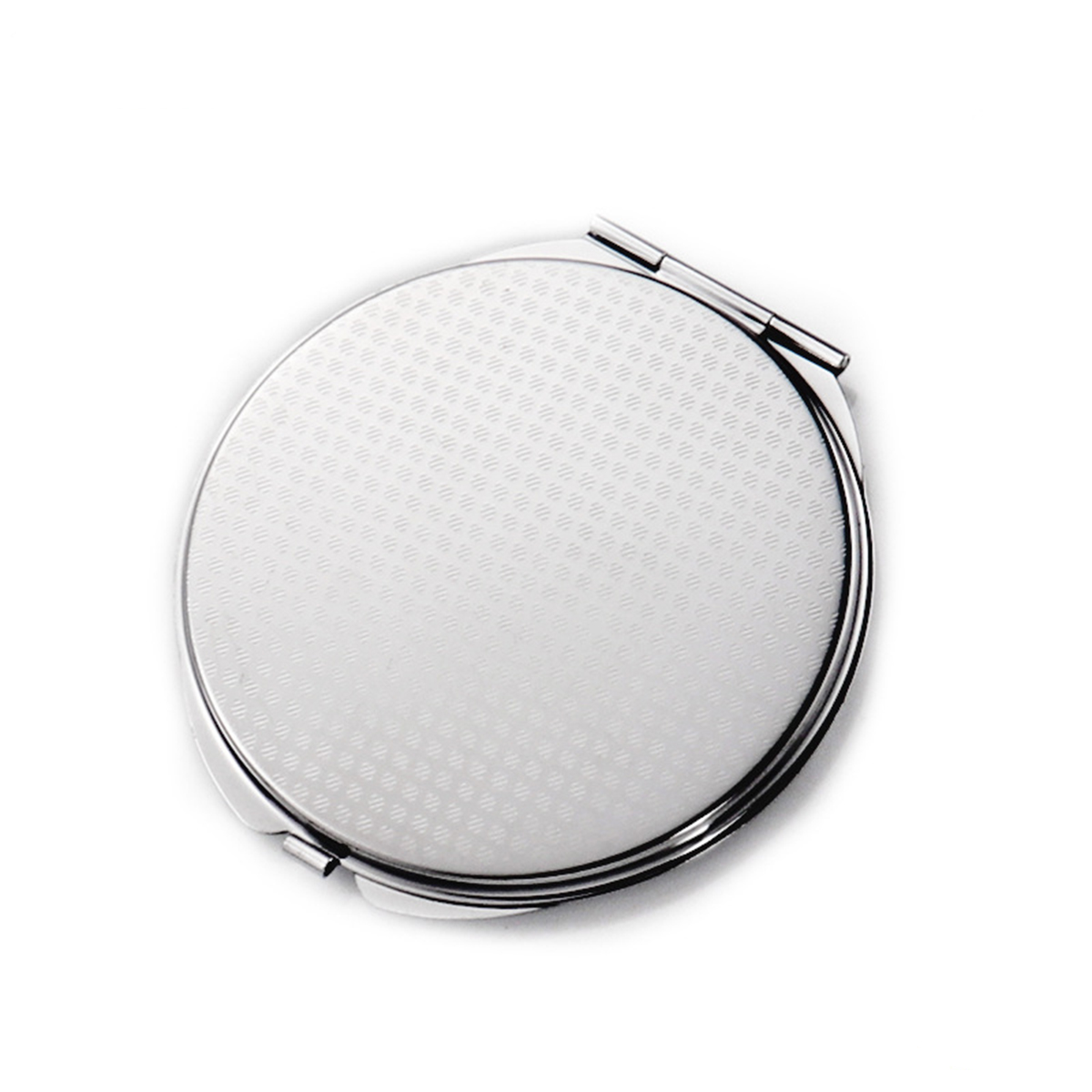 Simple Blank Makeup Mirror Love Square Round Stainless Steel 3