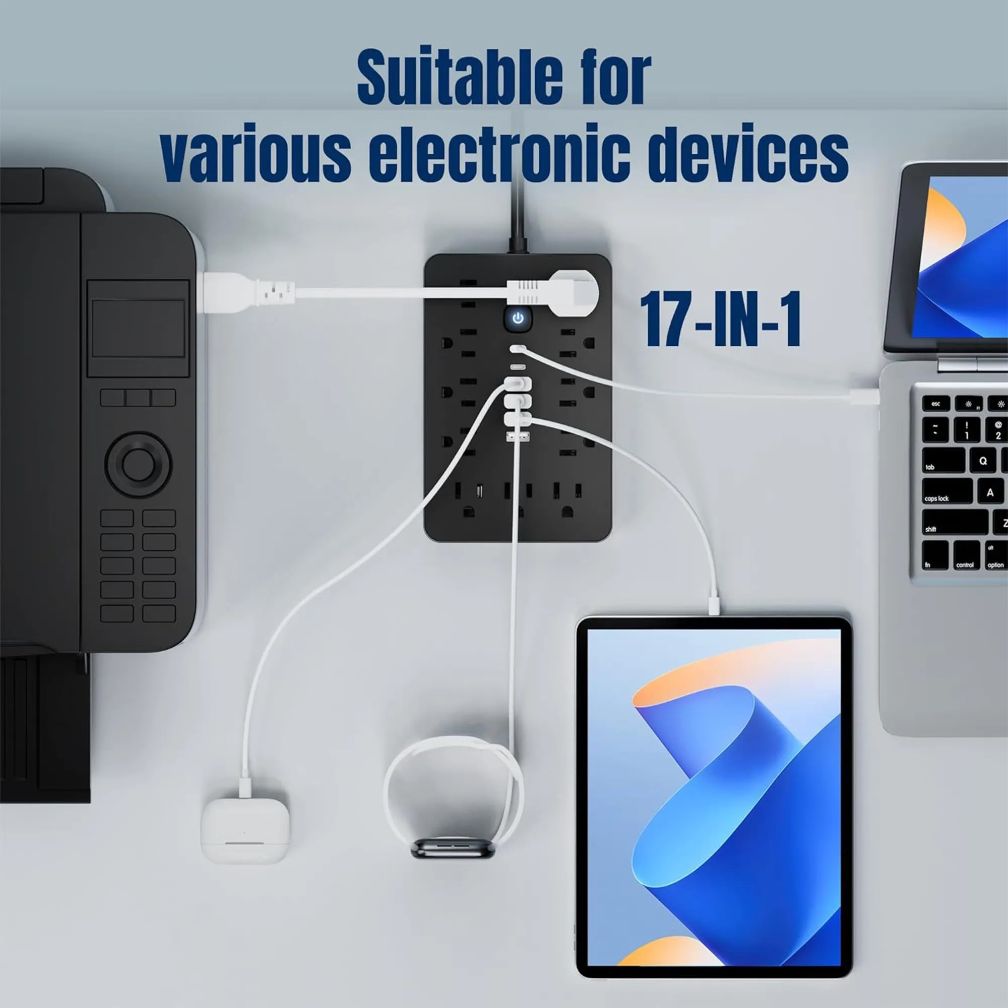 17-in-1 Fast Charge Power Strip 10
