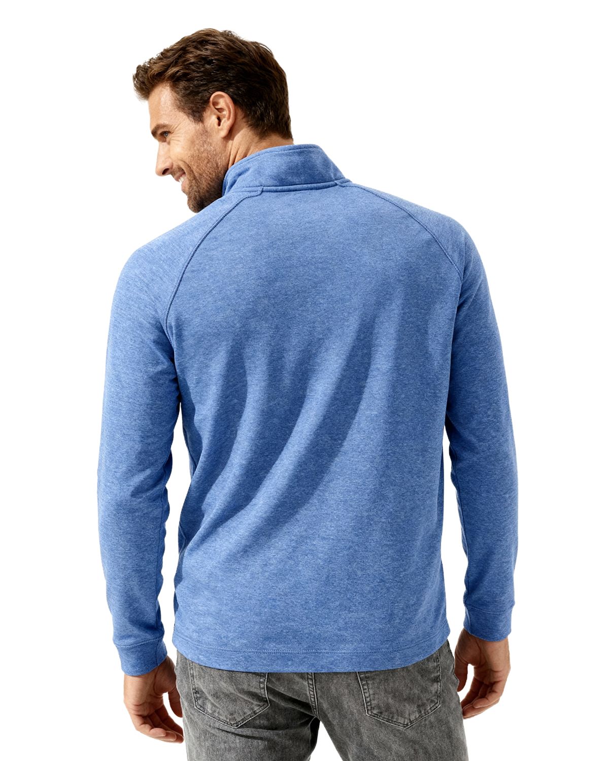 Clique Dash Recycled Mens Quarter Zip Sweatshirt 35