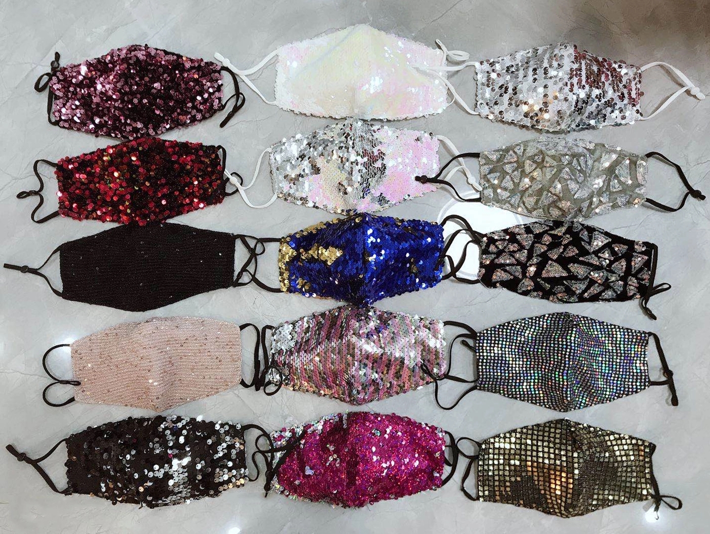 Sequin Face Mask 5