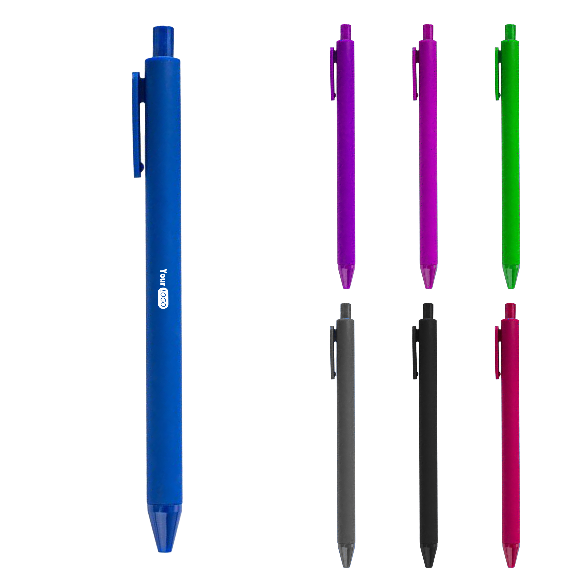 Plastic Reliable 1.0Mm Medium Point Ballpoint Pen For Daily Use 4