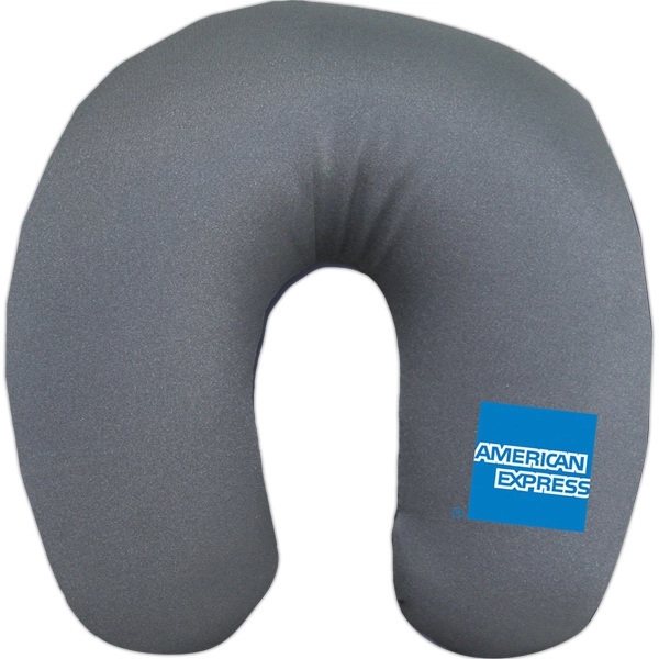Gray Curved Neck Pillow
