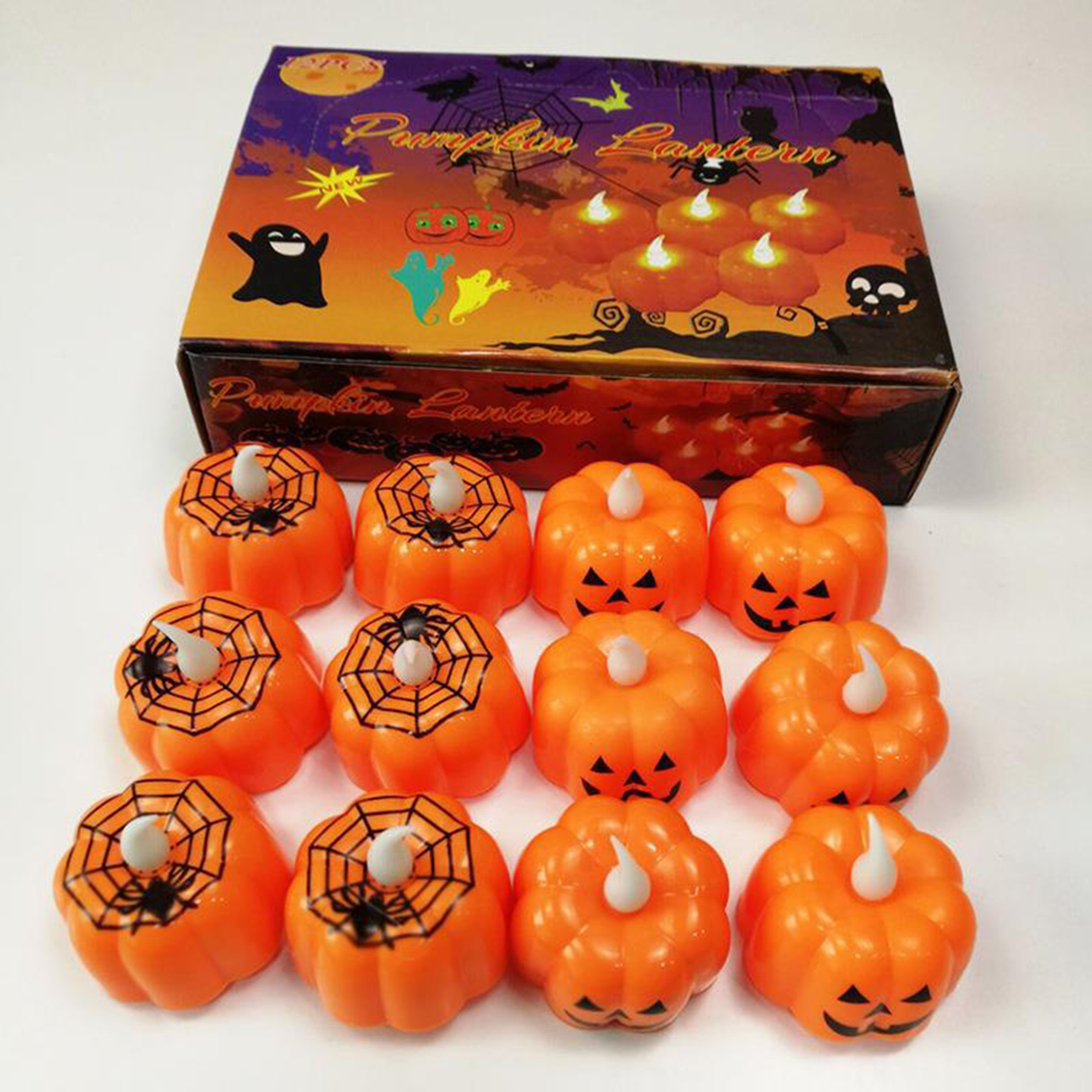 Plastic Halloween Led Pumpkin Lights 1