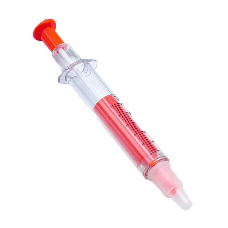 Double-Ended Syringe Fluorescent Stick Ballpoint Pen 5