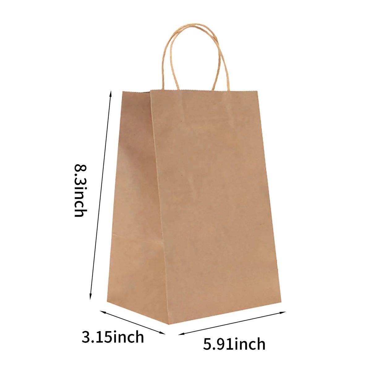 Kraft Paper Tote Eco Friendly Recyclable Bag 2