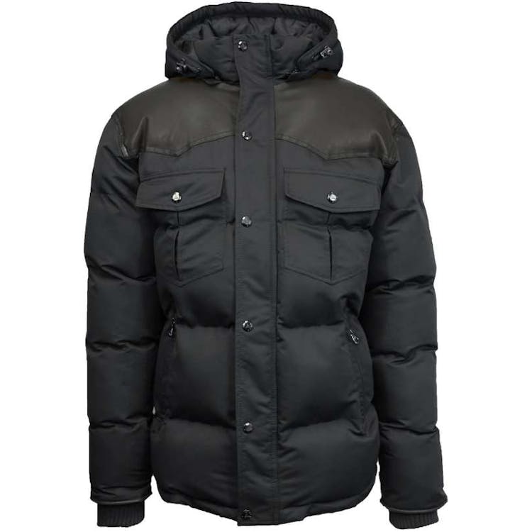Men's Heavy Bomber Jackets Black S-2XL 2