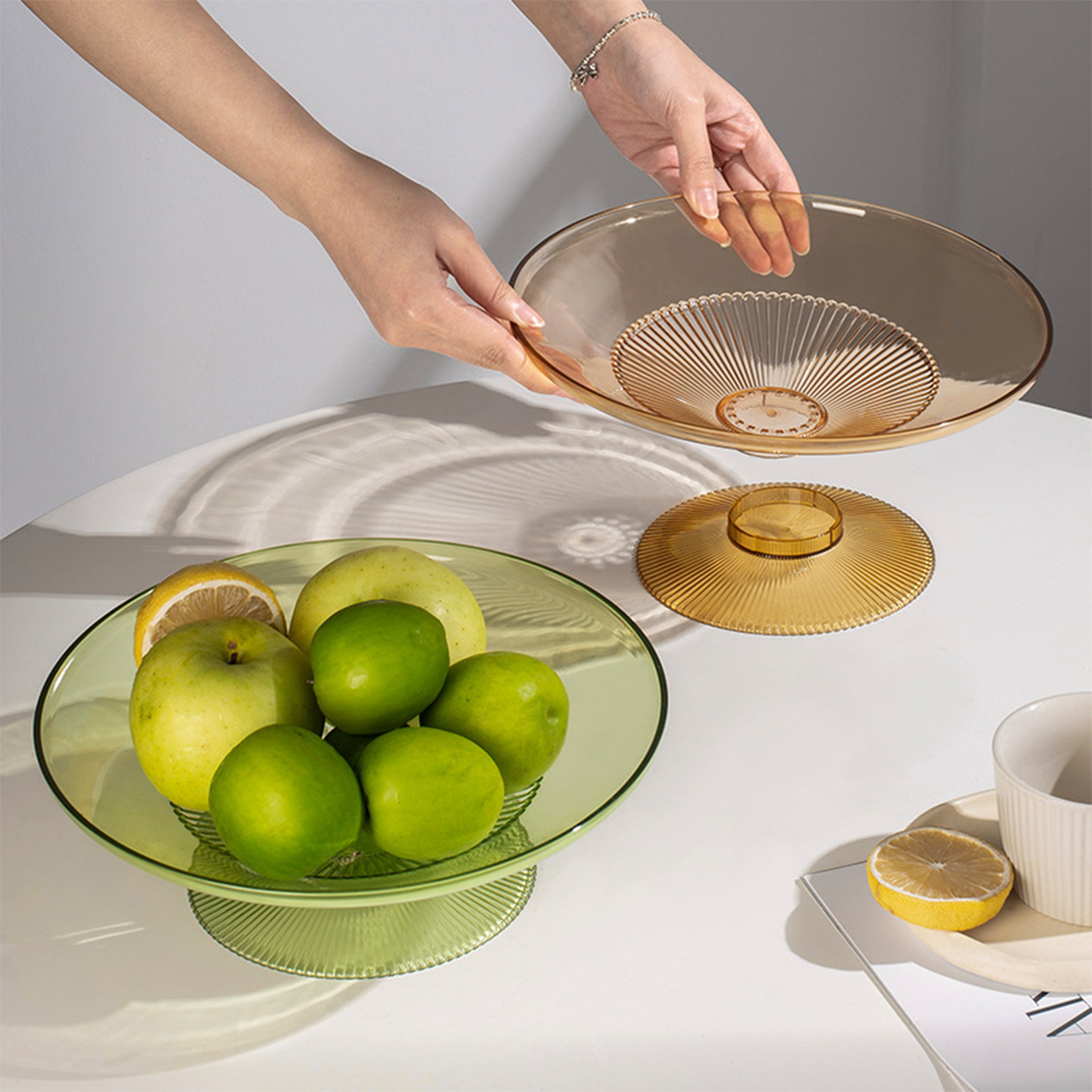 Plastic Household Fruit Drain Pan 8