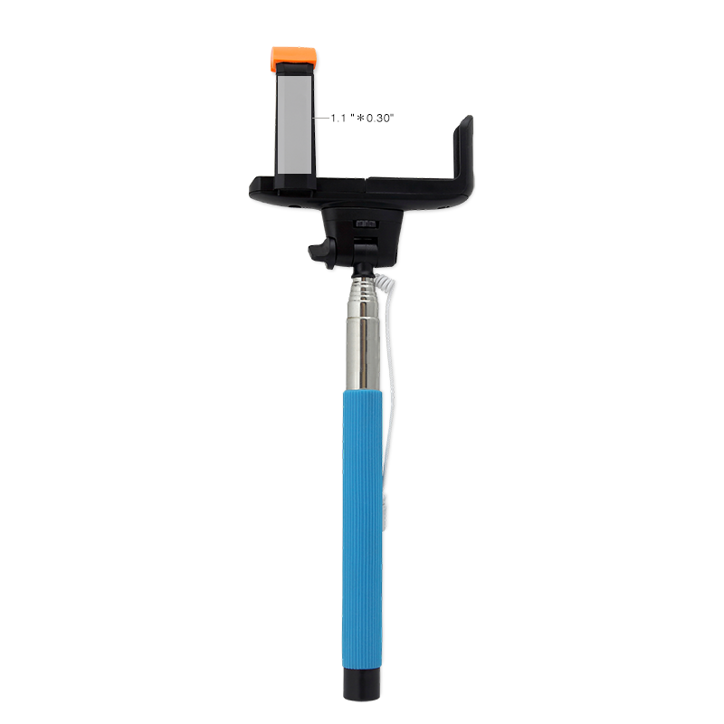 Extra Grip Wired Selfie Stick Simports