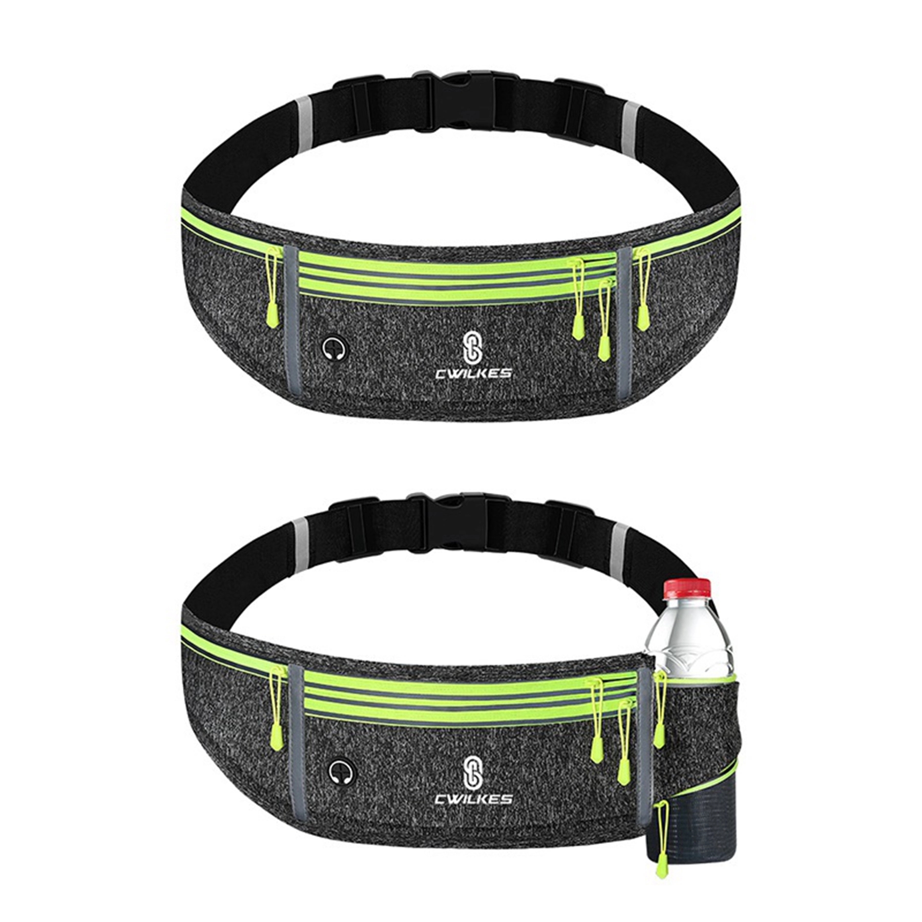Waterproof Waist Pack With Bottle Holder 2