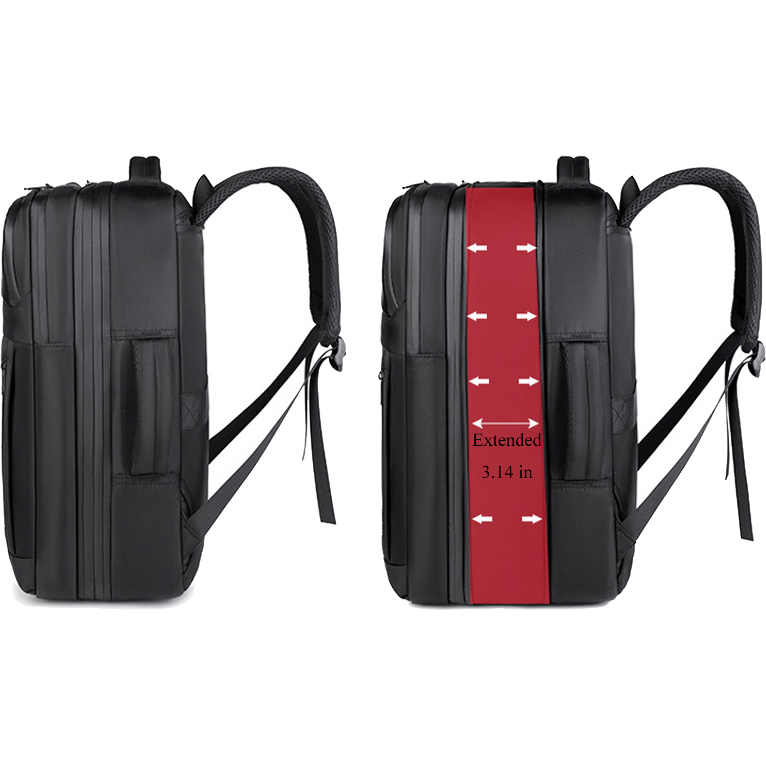 30L Vacuum Compression Oxford Travel Backpack 11