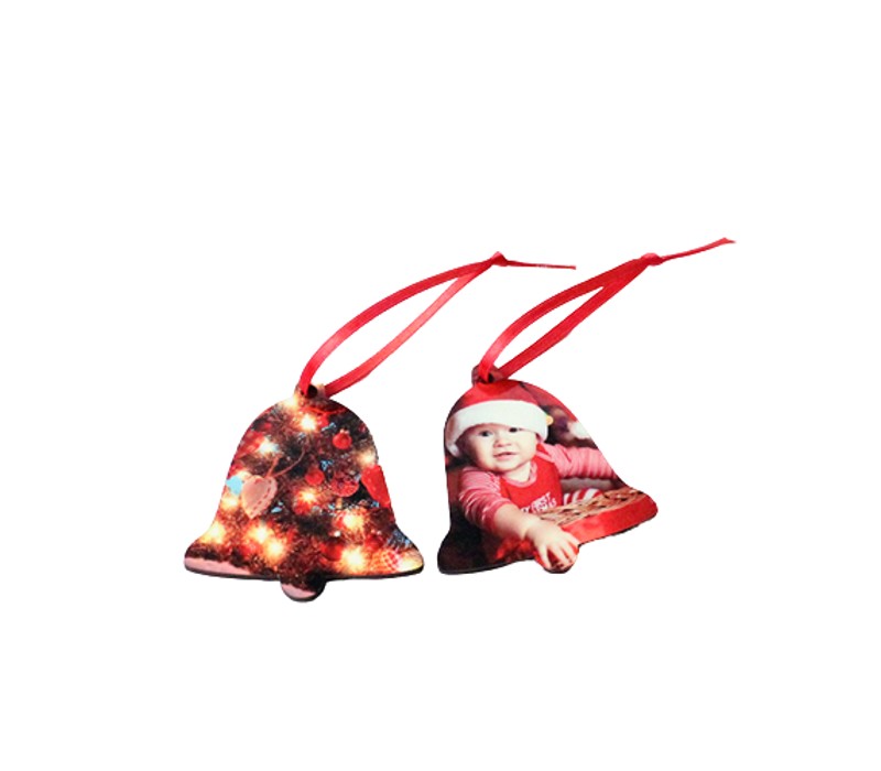 Bell MDF Christmas Ornament 4