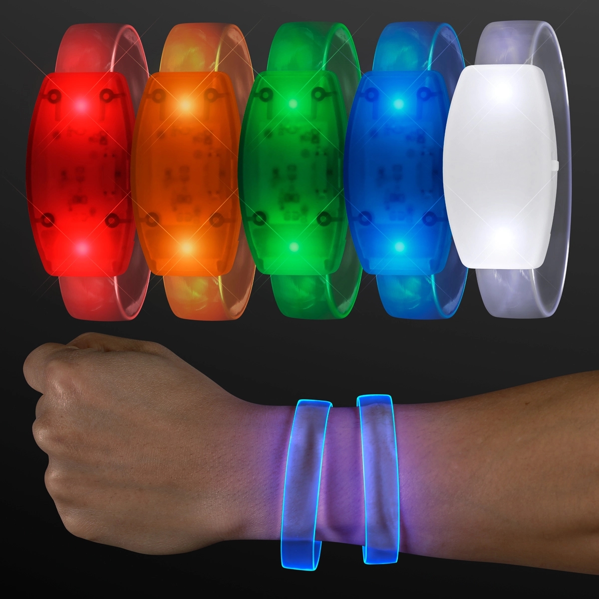 Galaxy Glow LED Band Bracelets, Patent Pending 2