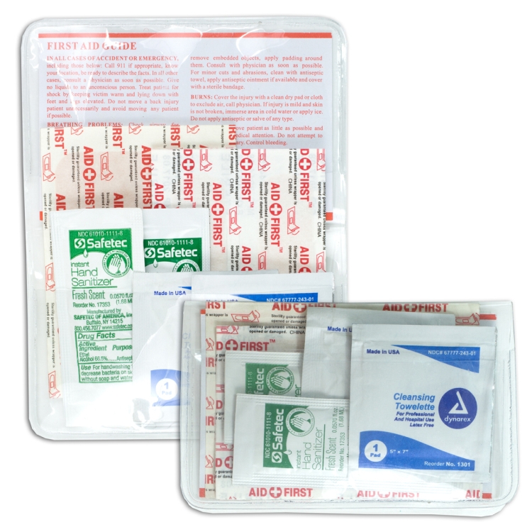 "MESS-NO-MORE XL" 10 Piece Stay Clean First Aid Kit 20