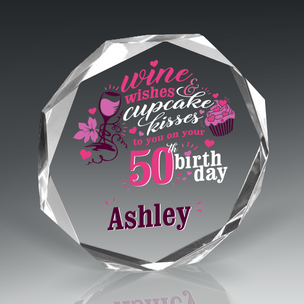 Multi-Faceted Acrylic Paperweight 4