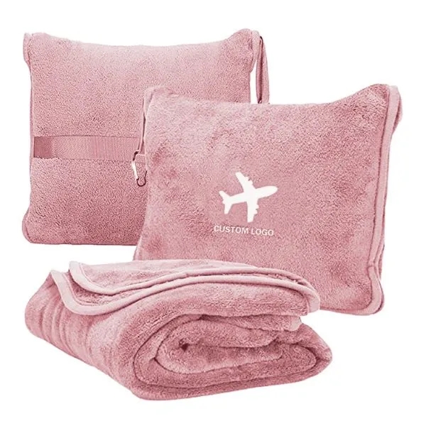 Custom Travel Blanket and Pillow Set 6