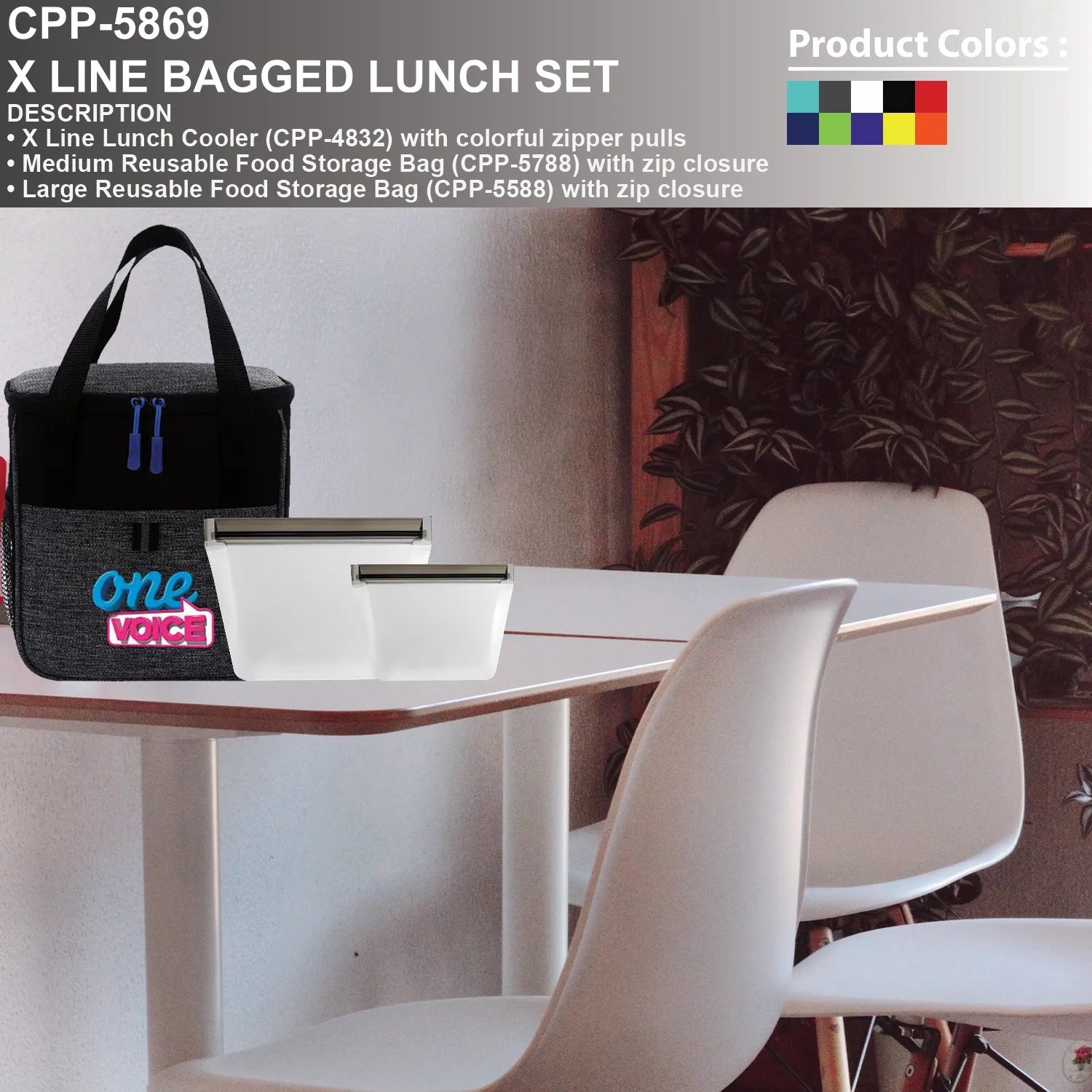 X Line Bagged Lunch Set 24