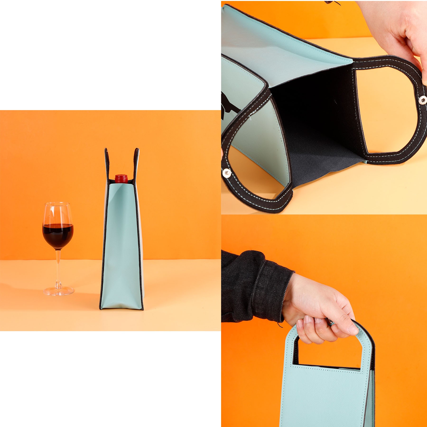 Pu Portable Red Wine Bag 2
