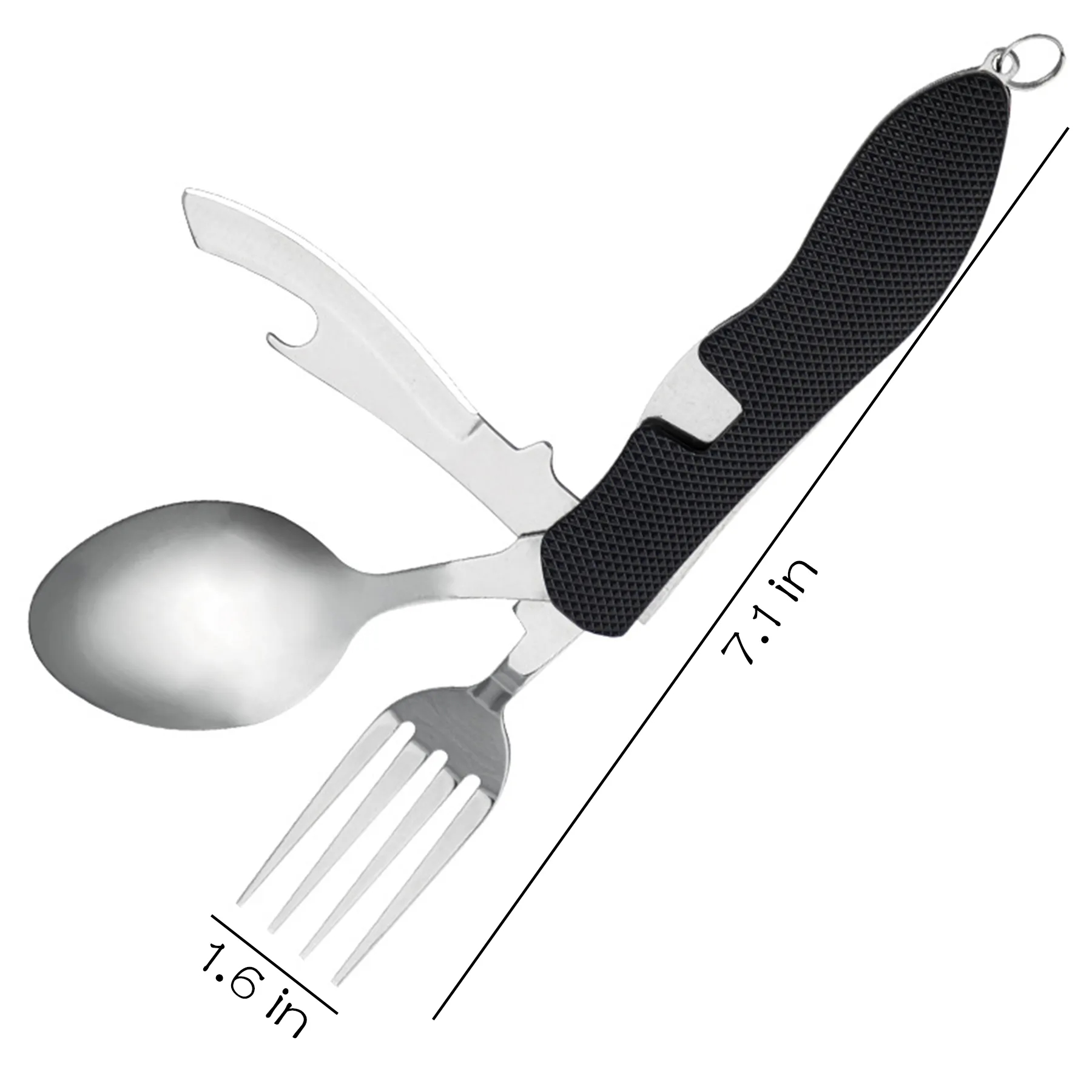 Stainless Steel Outdoor Portable Folding Tableware 8