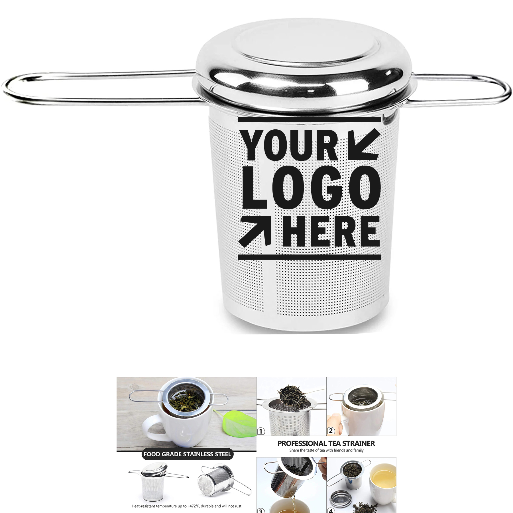 Stainless Steel Tea Steeper Fine Mesh Filter