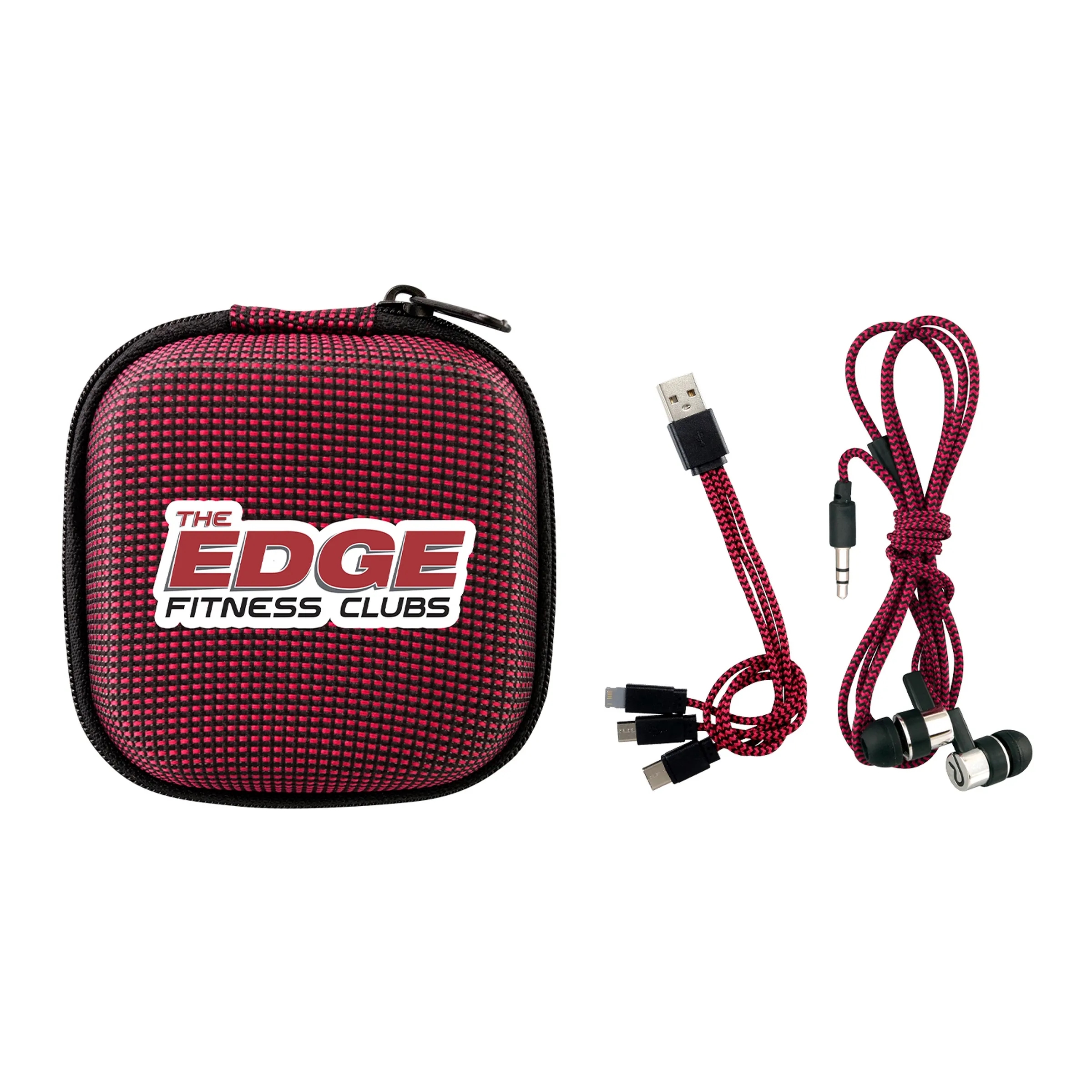 TEXTURED CHARGING CABLE EAR BUD KIT 8
