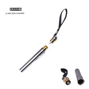 Durable Stainless Steel LED Flashlight With Clip 6