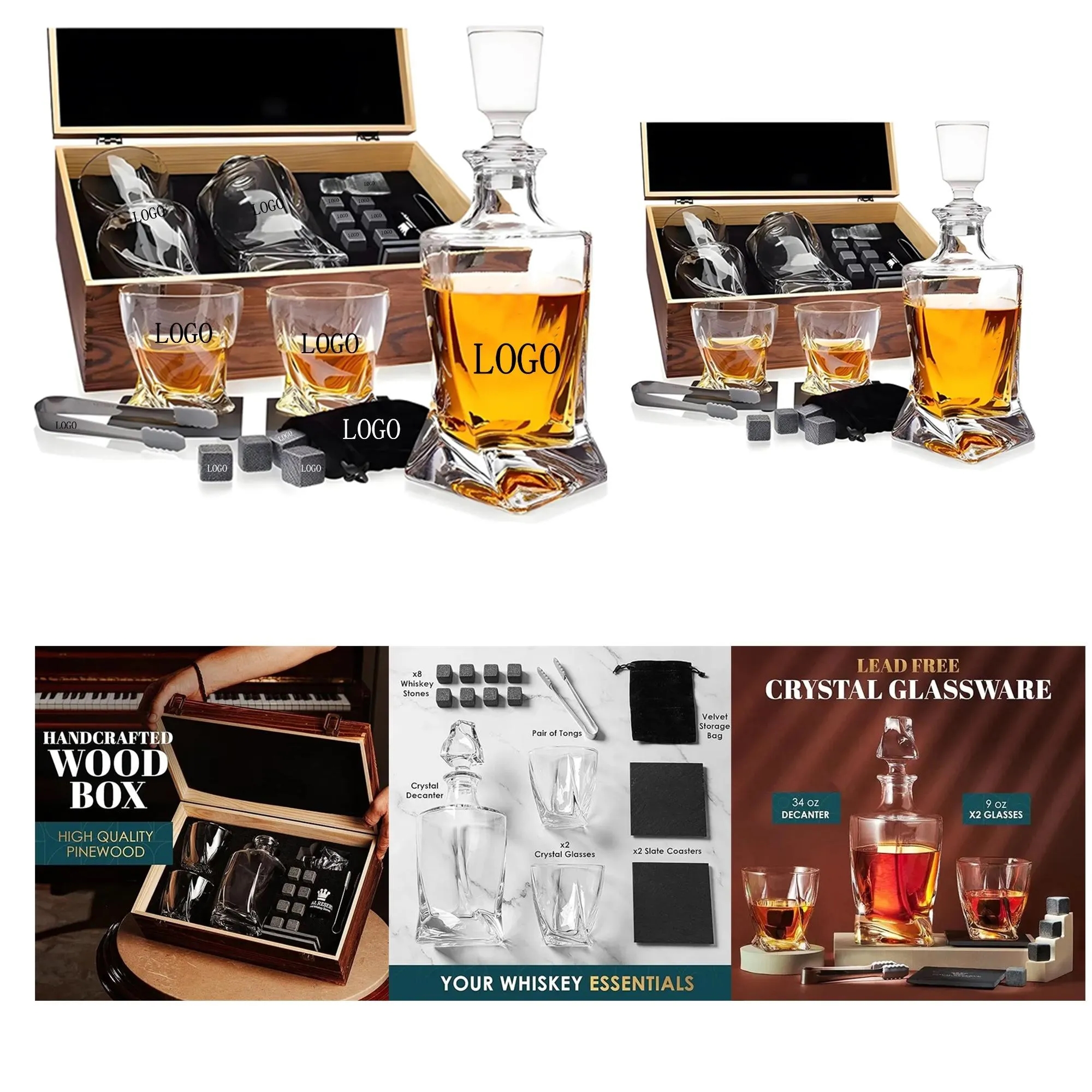 Luxury Crystal Whiskey Gift Collection 3