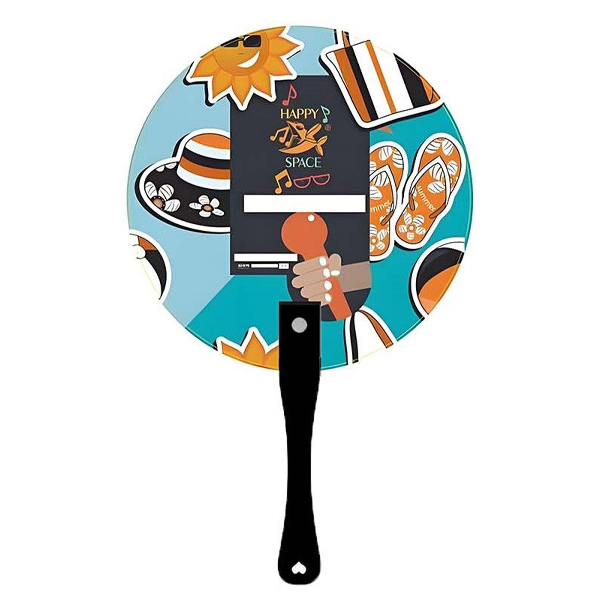Plastic Advertising Fans 4