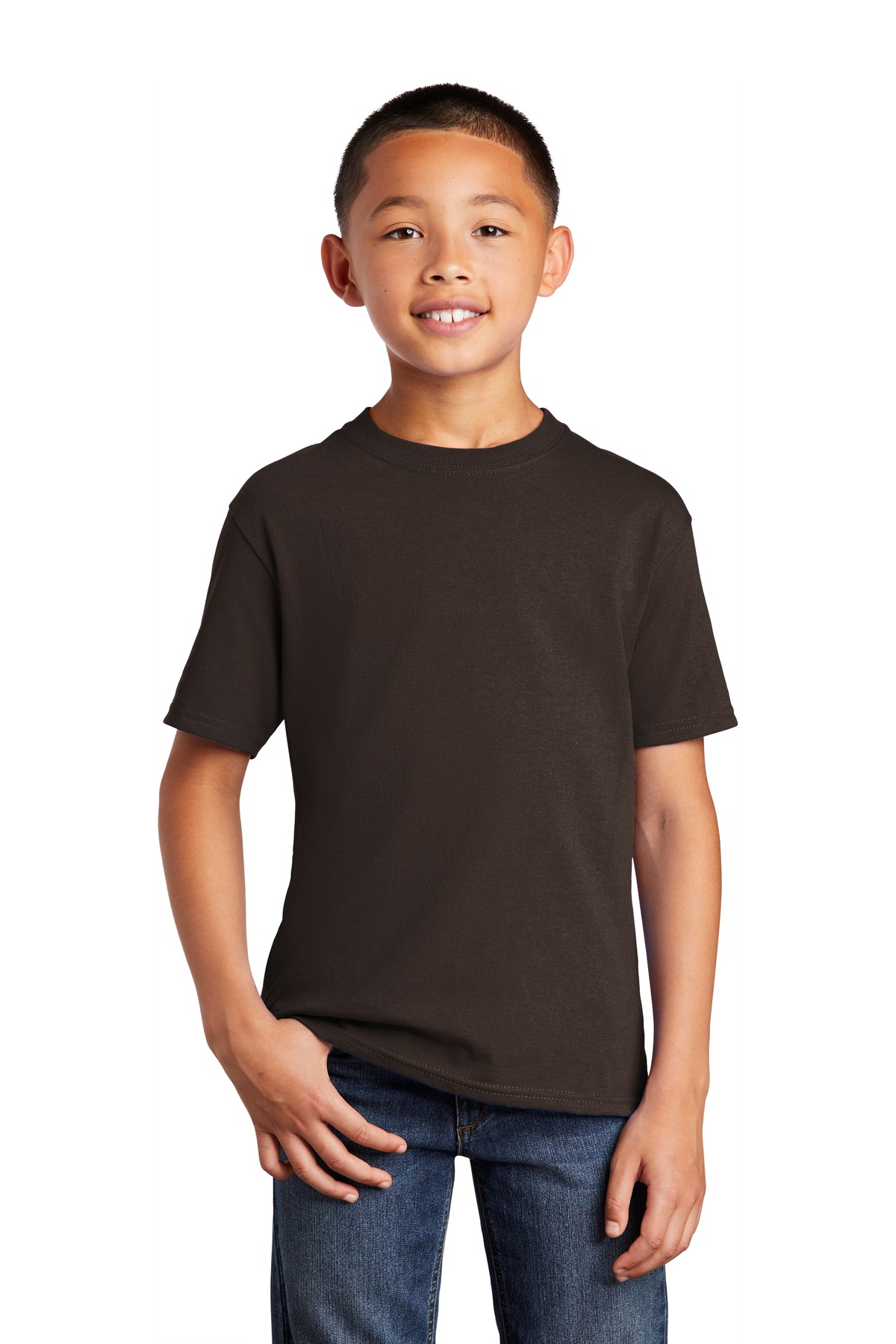 Port & Co Youth Core Cotton Tee. PC54Y 490
