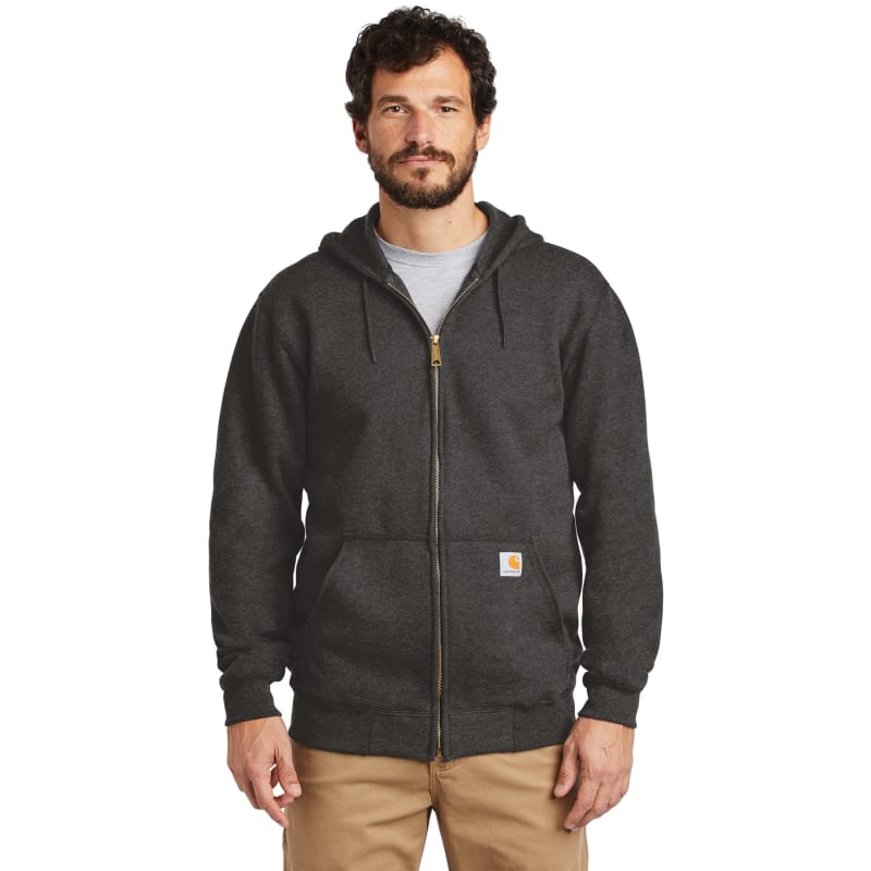 Carhartt Midweight Hooded Zip-Front Sweatshirt., custom hoodie or sweatshirt with logo imprint 12