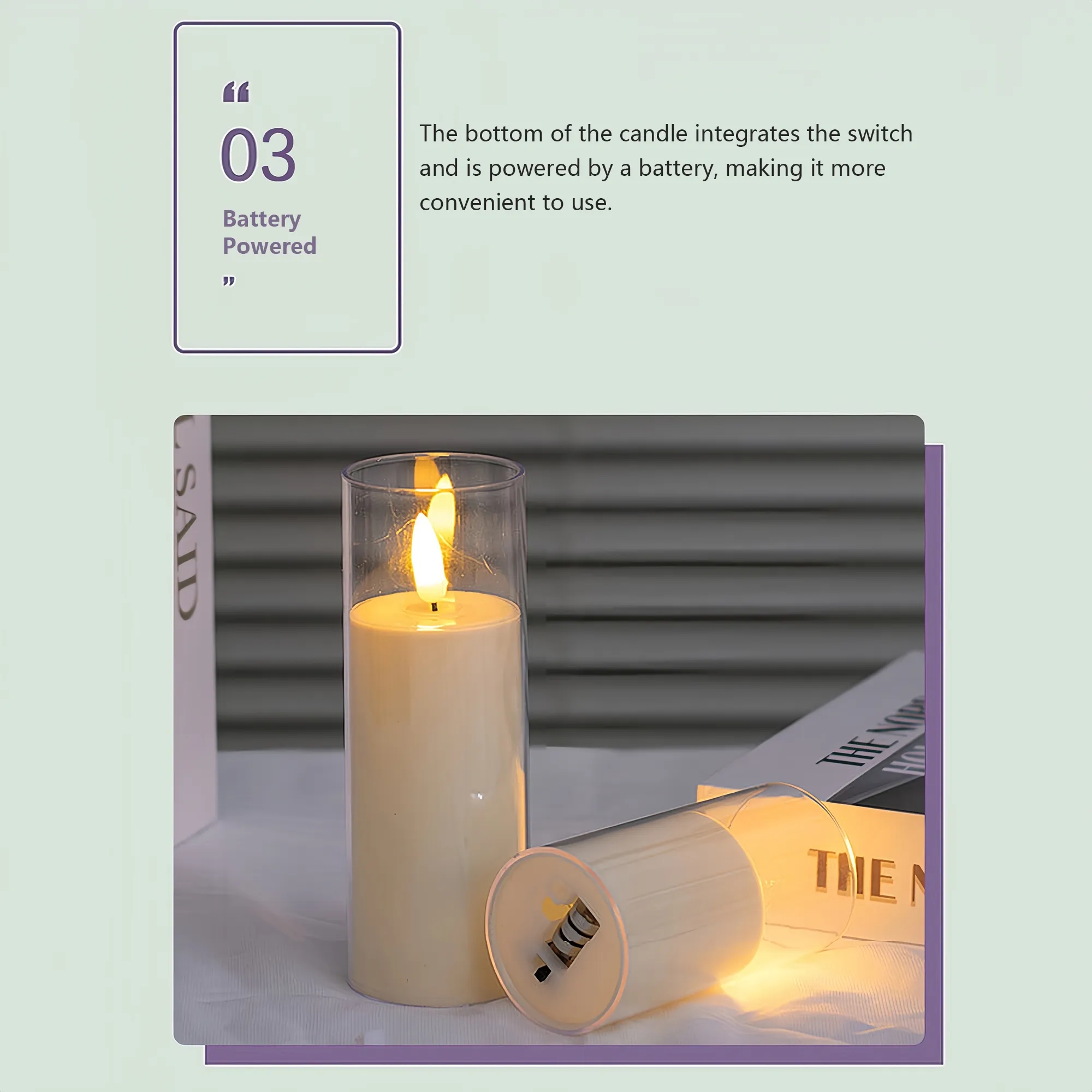 LED Electronic Candle Light 8