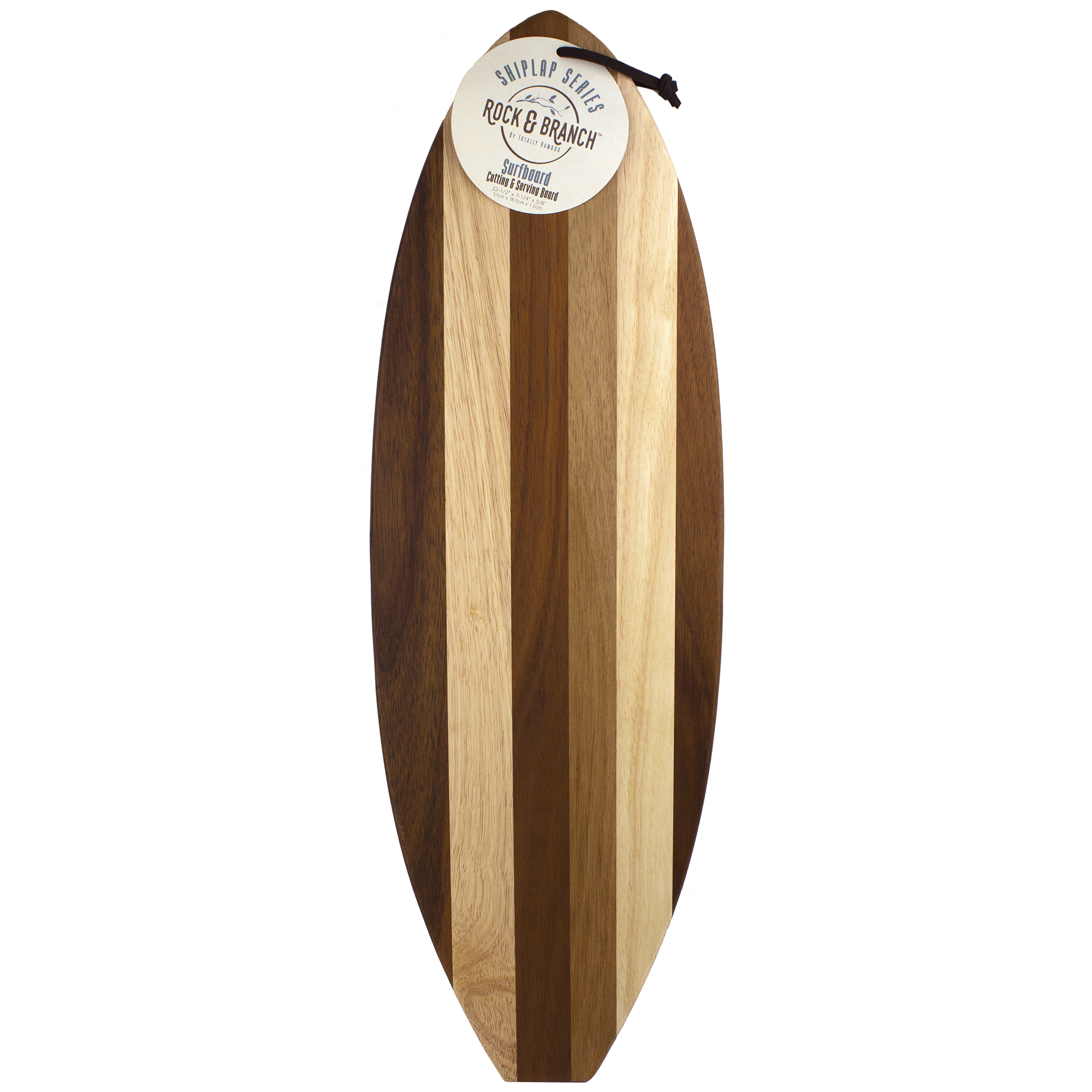 Rock & Branch® Shiplap Series Surfboard Cutting & Serving Board 4