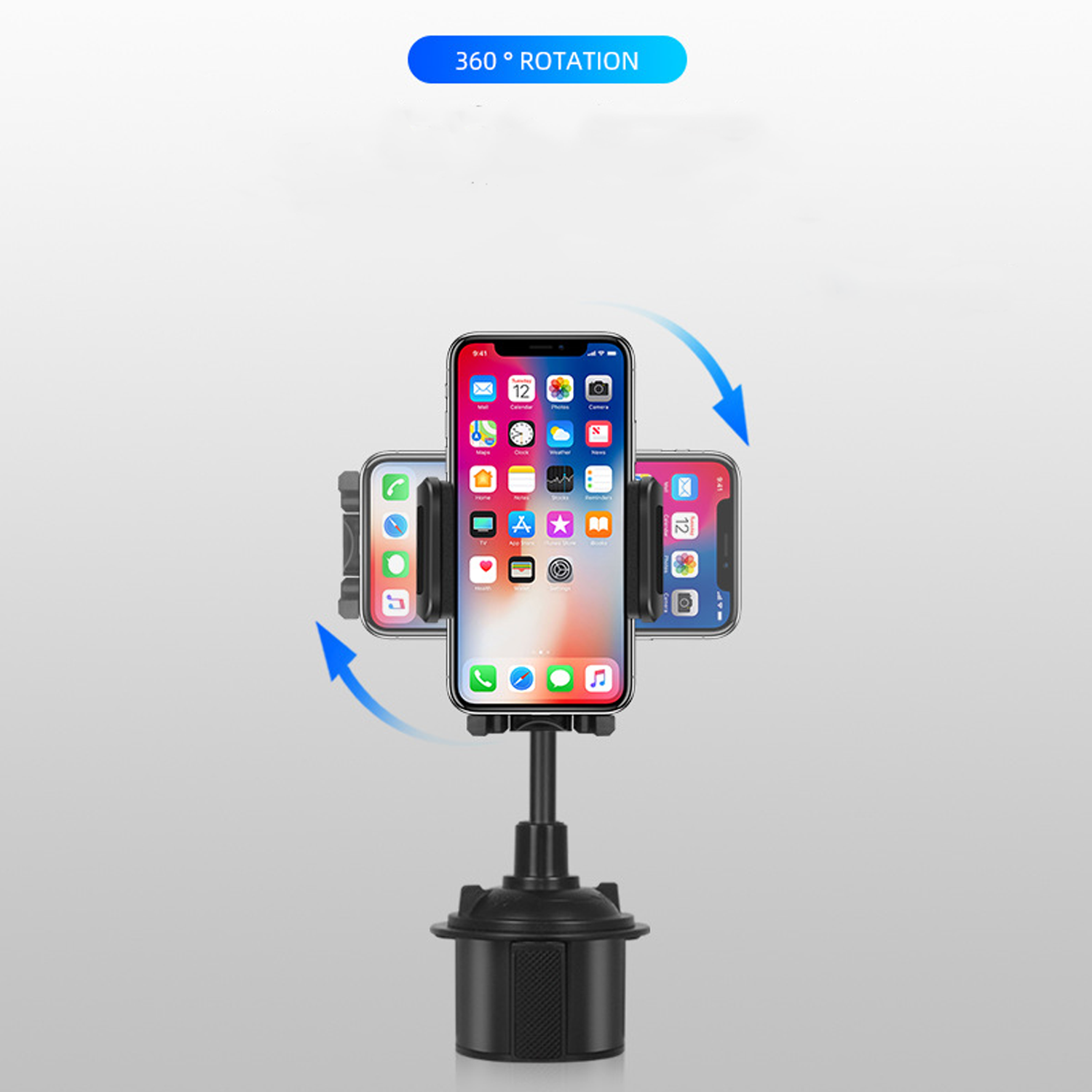 Universal 360° Adjustable Car Cup Phone Holder 5
