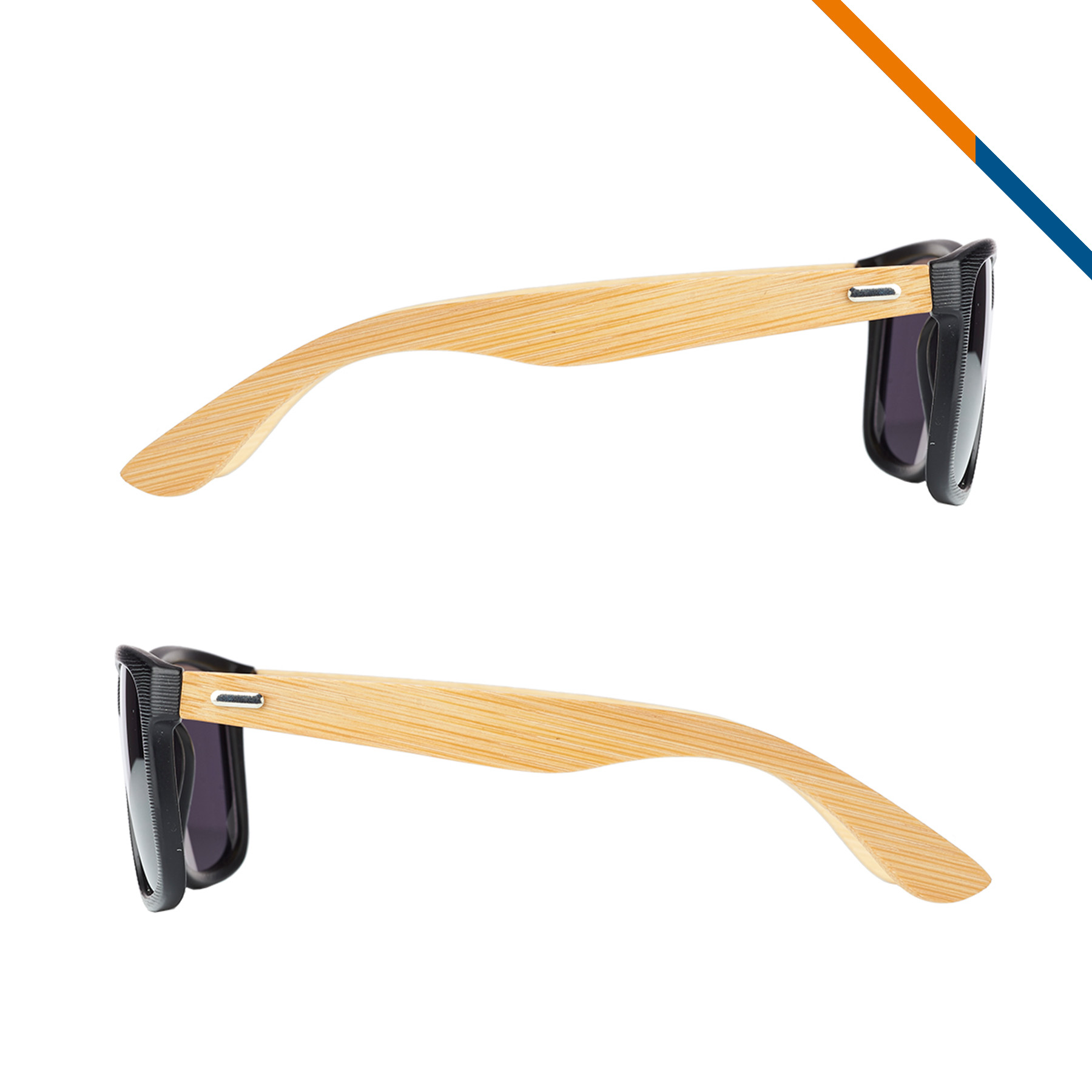 Powell Bamboo Inspired Temples Sunglasses 6