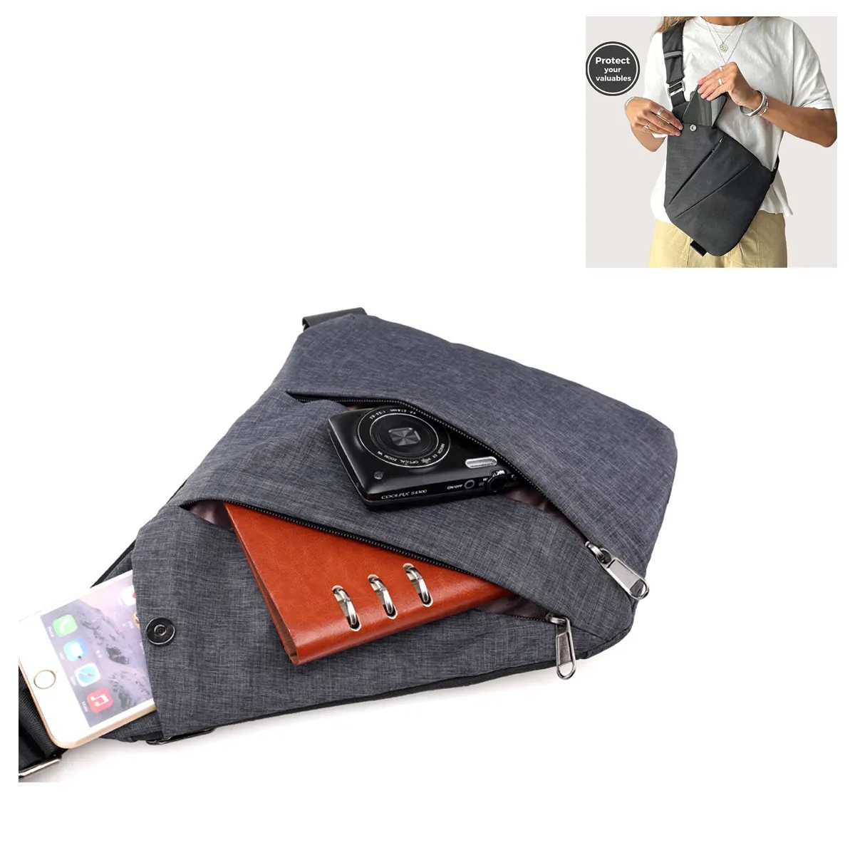 Multi-Pocket Chest Bag 4