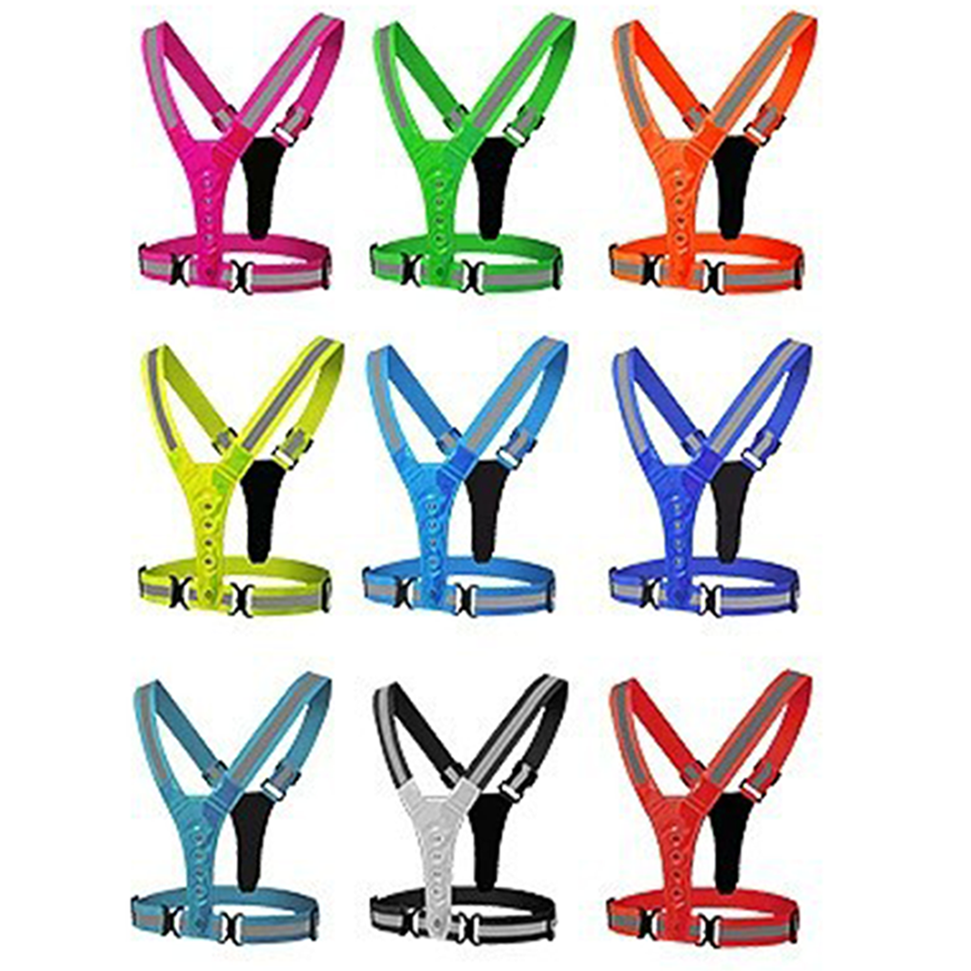 V-Type Reflective LED Light Safety Vest 1